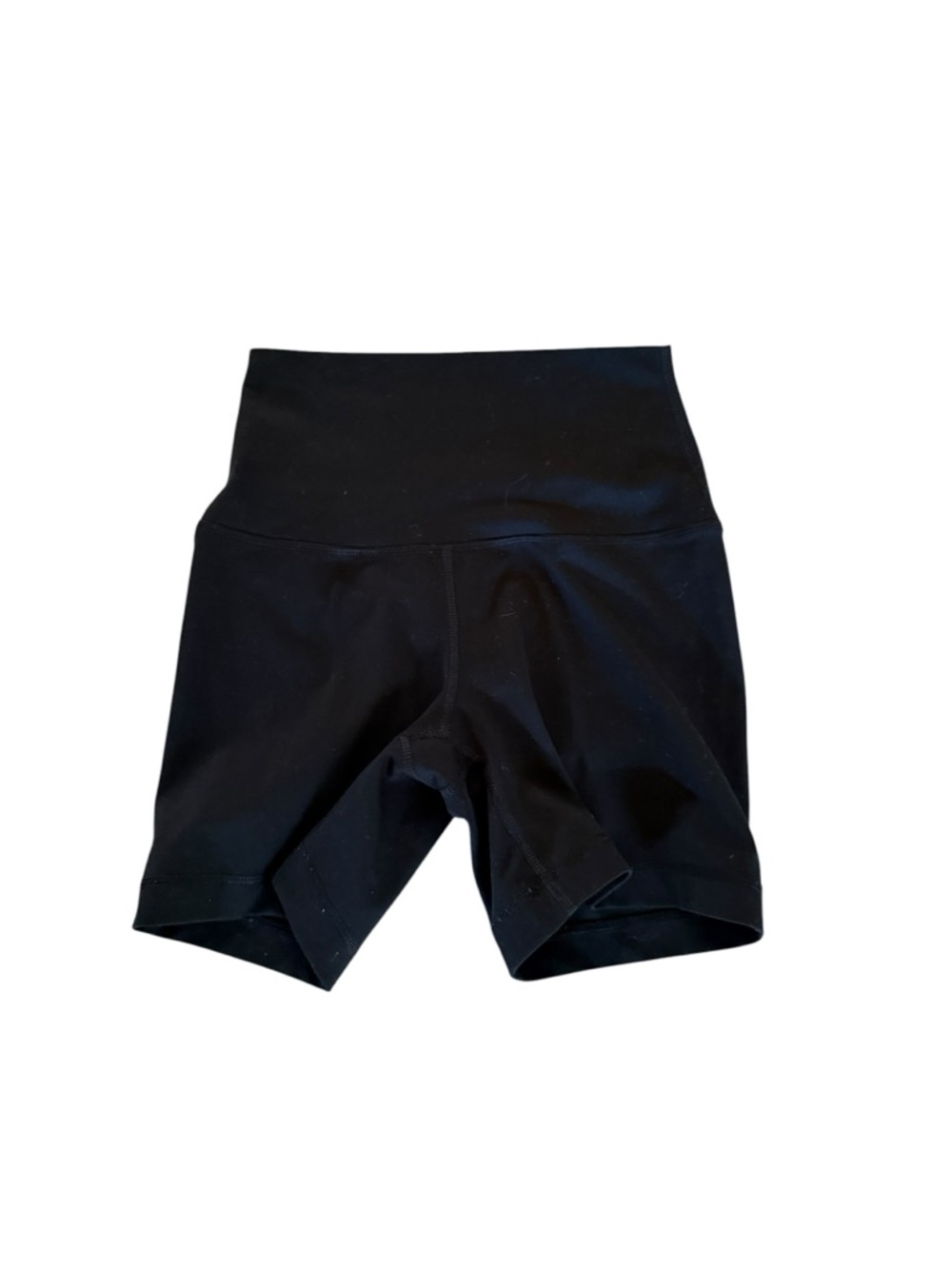 Yogalicious Black High-Waist Athletic Bike Shorts